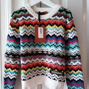 Missoni kids size 6 sweater NWT